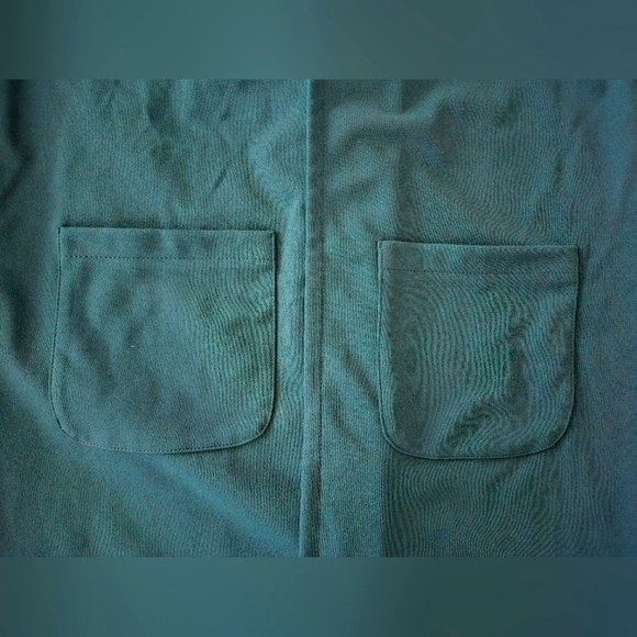 NYCC Jungle Dark Green Long Jacket Lightweight Elegant Layer Size Small - Picture 5 of 7